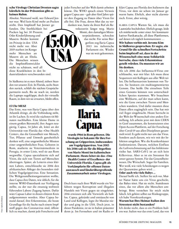 Ilaria Capua - Media & Press